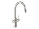 GROHE Küchenarmatur Blue Home  C-Auslauf, Starter Kit, Supersteel