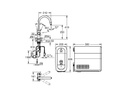GROHE Küchenarmatur Blue Home  C-Auslauf, Starter Kit, Supersteel