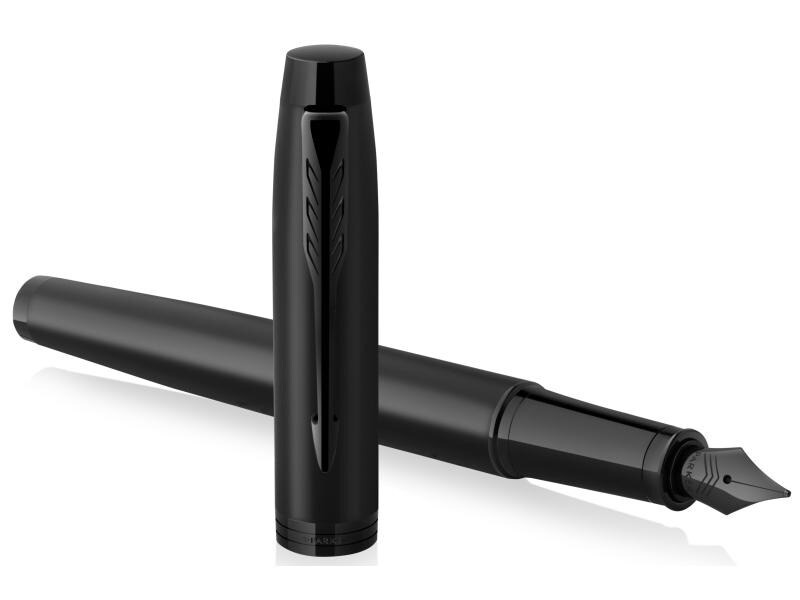 Parker Füllfederhalter IM Achromatic, M, Mattschwarz