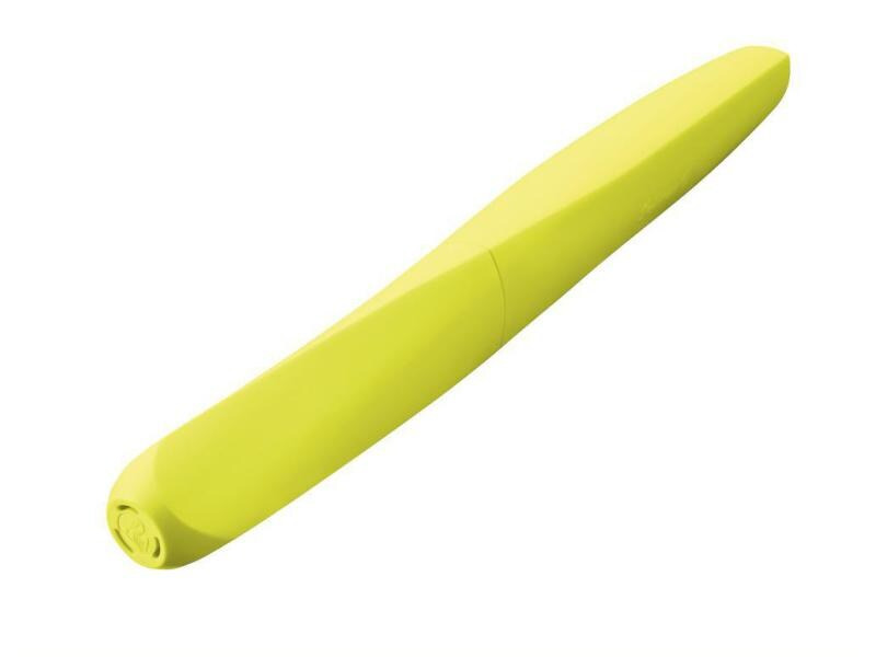 Pelikan Füllfederhalter Twist Medium (M), Neongelb/Hellgrün