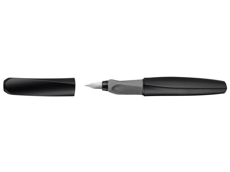 Pelikan Füllfederhalter Twist Medium (M), Schwarz/Grau