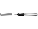 Pelikan Füllfederhalter Twist P457 Silber, Rechts/Linkshänder