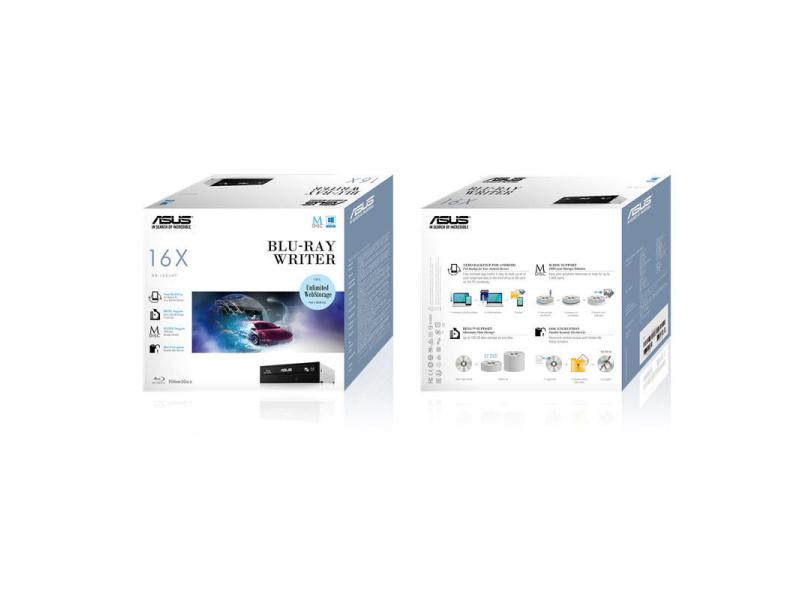 ASUS Blu-Ray-Brenner BDRW BW-16D1HT/BLK/G
