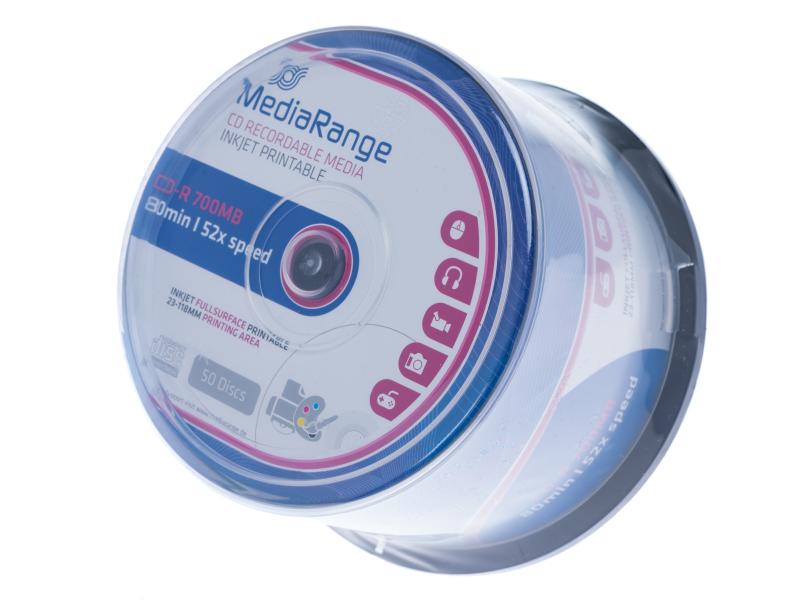 MediaRange CD-R Medien 700 MB, Spindel (50 Stück)