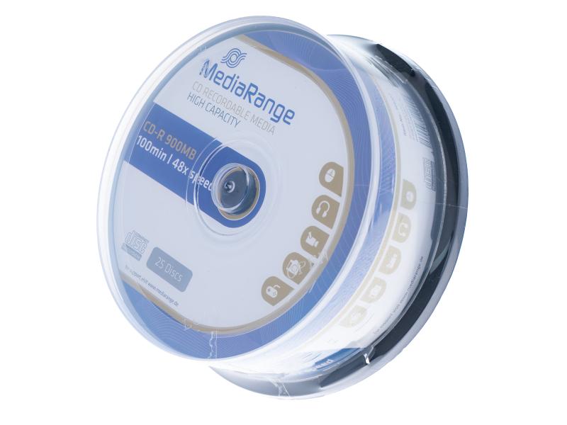 MediaRange CD-R Medien 900 MB, Spindel (25 Stück)