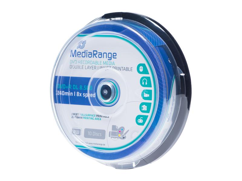 MediaRange DVD+R 8.5 GB, Spindel (10 Stück)