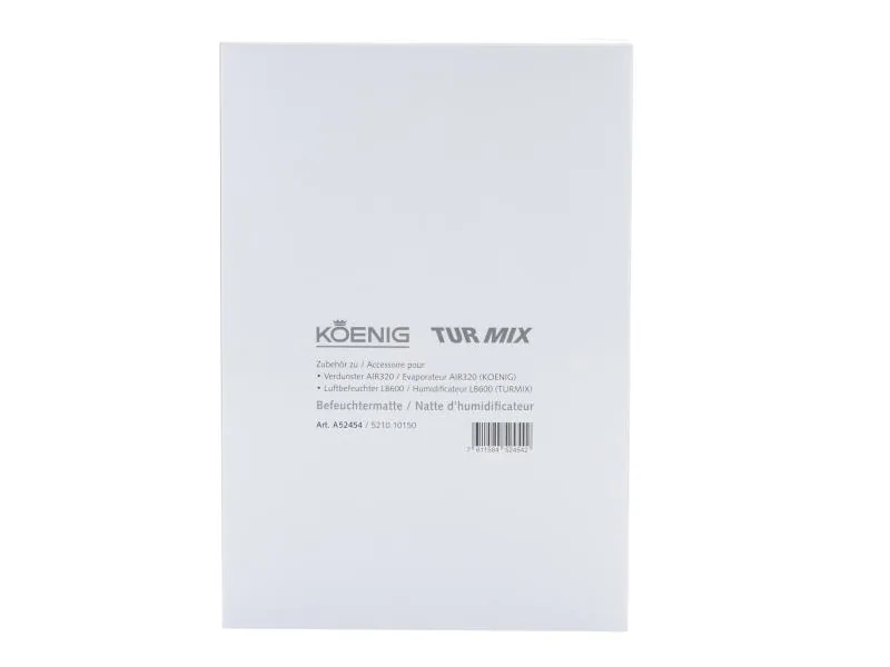 Turmix Luftfilter-Matte Befeuchtung