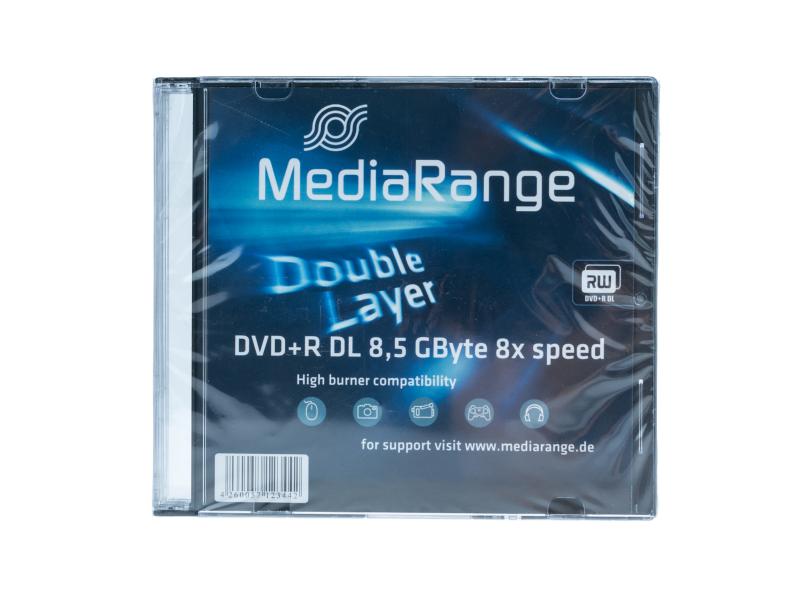 MediaRange DVD+R Medien 8.5 GB, Slimcase (5 Stück)