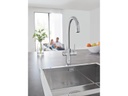 GROHE Küchenarmatur Blue Home C-Auslauf, Starter Kit, Chrom