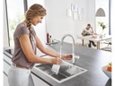 GROHE Küchenarmatur Blue Home C-Auslauf, Starter Kit, Chrom
