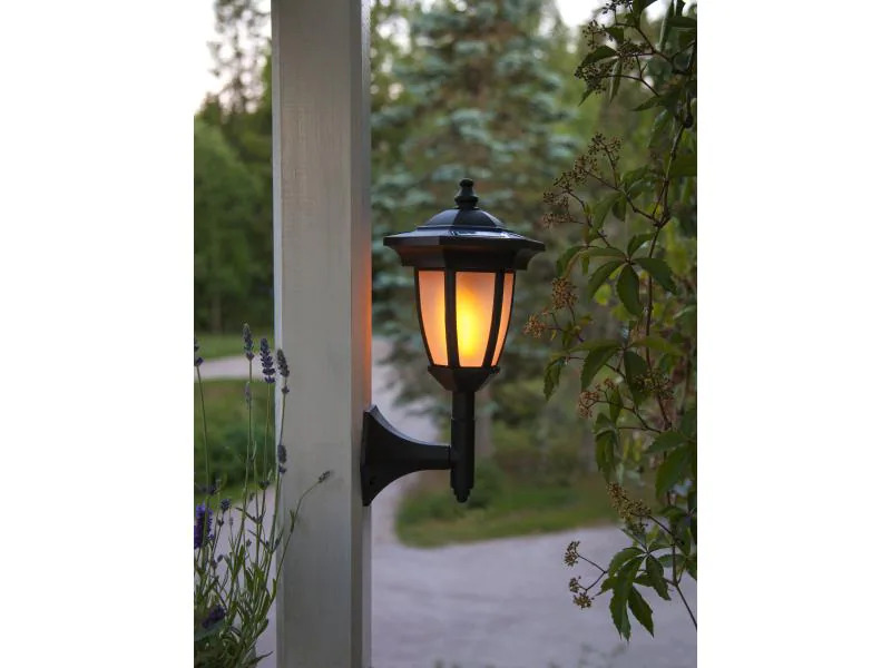Star Trading Gartenlicht Solar Flame, Weiss