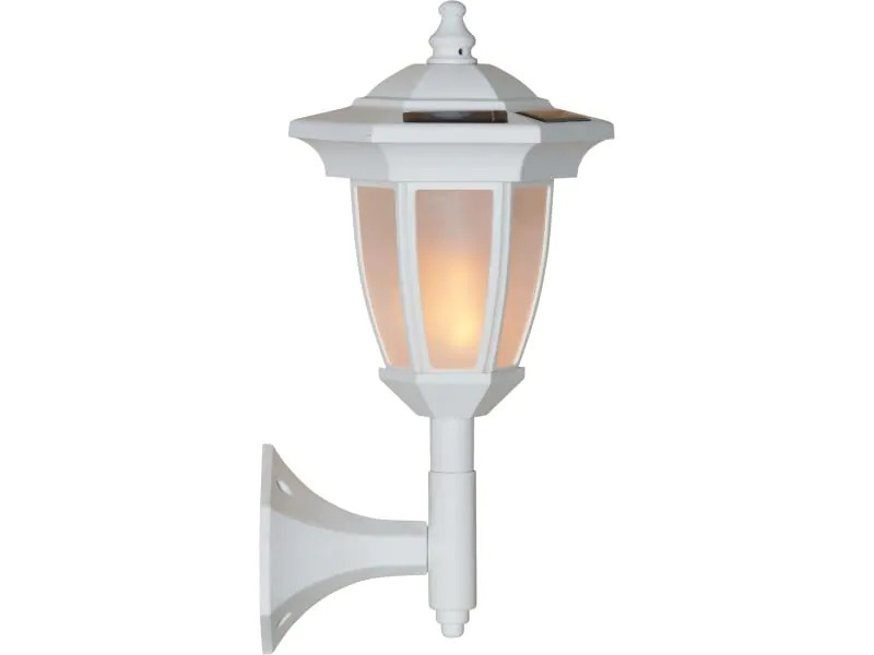 Star Trading Gartenlicht Solar Flame, Weiss