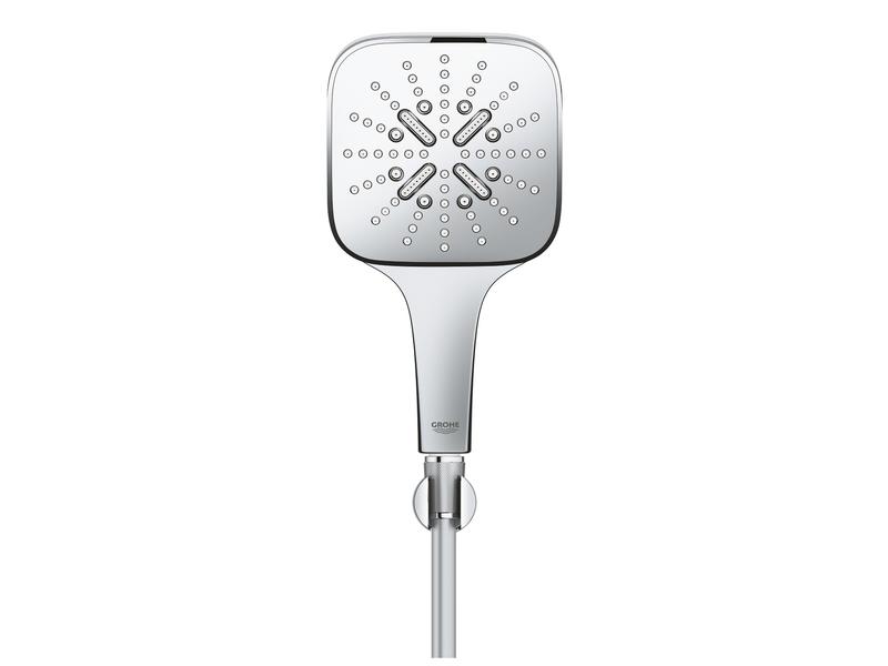GROHE Duschbrausen-Set Rainshower SmartActive 130 Cube Chrom