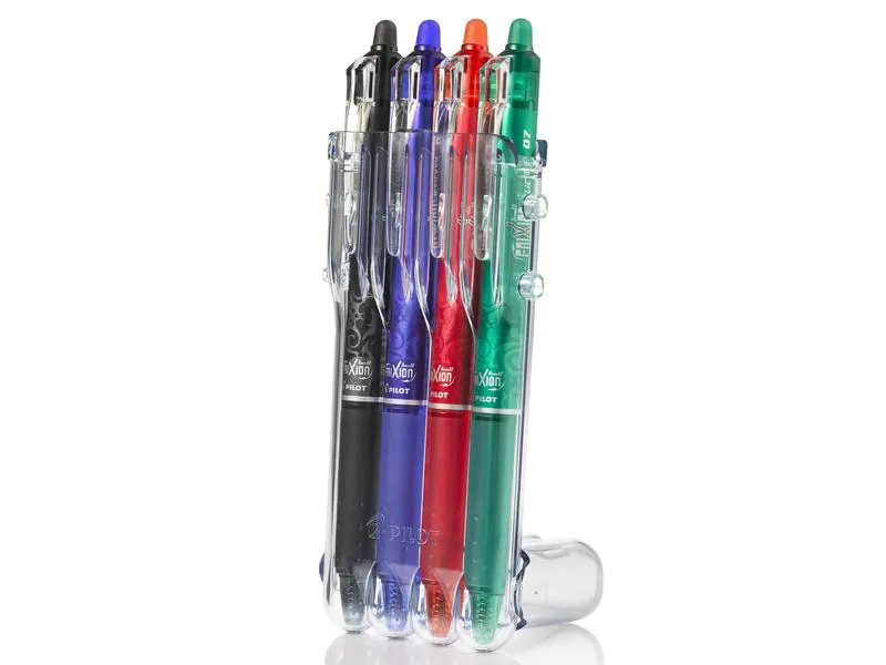 Pilot Rollerball FriXion Clicker Set 0.7 mm, Mehrfarbig, 4 Stück