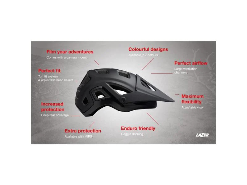 Lazer Helm Impala MIPS Matte Full Black, L