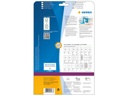 HERMA CD-Einleger 5033 Weiss, 25 Stück