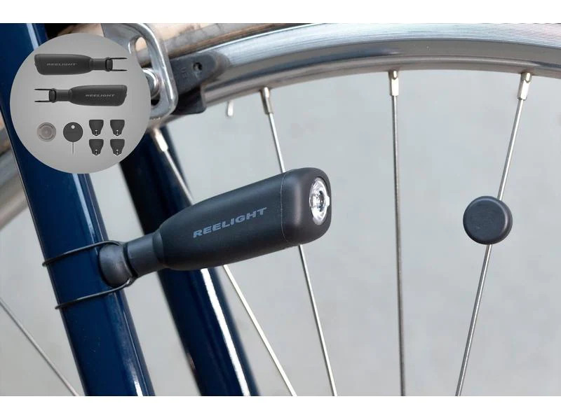 Reelight Velolampe CIO+ Reepower Blinklicht Set 8-teilig
