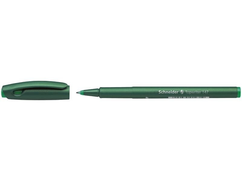 Schneider Fineliner 147 0.6 mm, Grün, 10 Stück