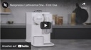 De'Longhi Kaffeemaschine Nespresso New Lattissima One Shadow Black