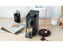 Delizio Kapselmaschine Carina Midnight Schwarz