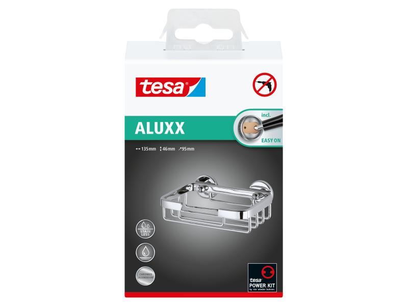 tesa Bad-Utensilienhalter Aluxx Seifenkorb