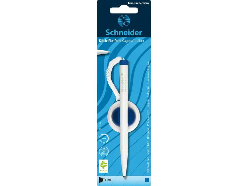 Schneider Kugelschreiber Klick Fix Universal 0.5 mm, Weiss