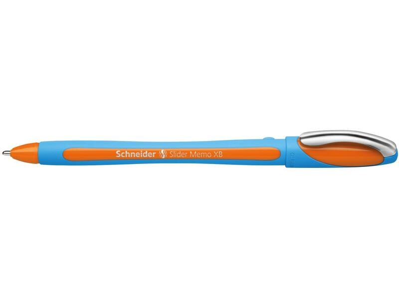 Schneider Kugelschreiber Slider Memo Orange, 10 Stück
