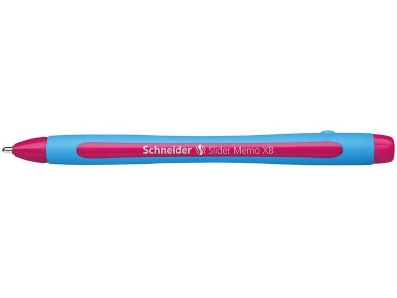 Schneider Kugelschreiber Slider Memo Rosa, 10 Stück
