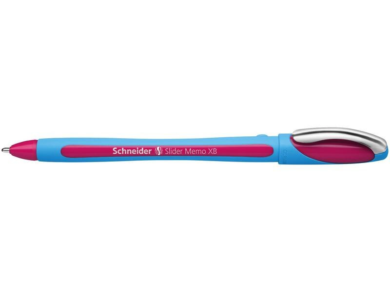 Schneider Kugelschreiber Slider Memo Rosa, 10 Stück