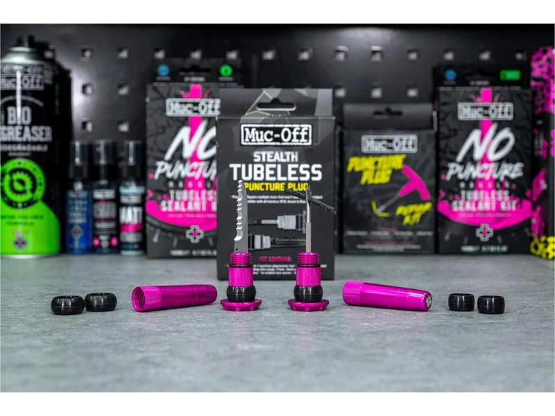 Muc-Off Flickzeug Stealth Tubeless Punctures Plug Gelb