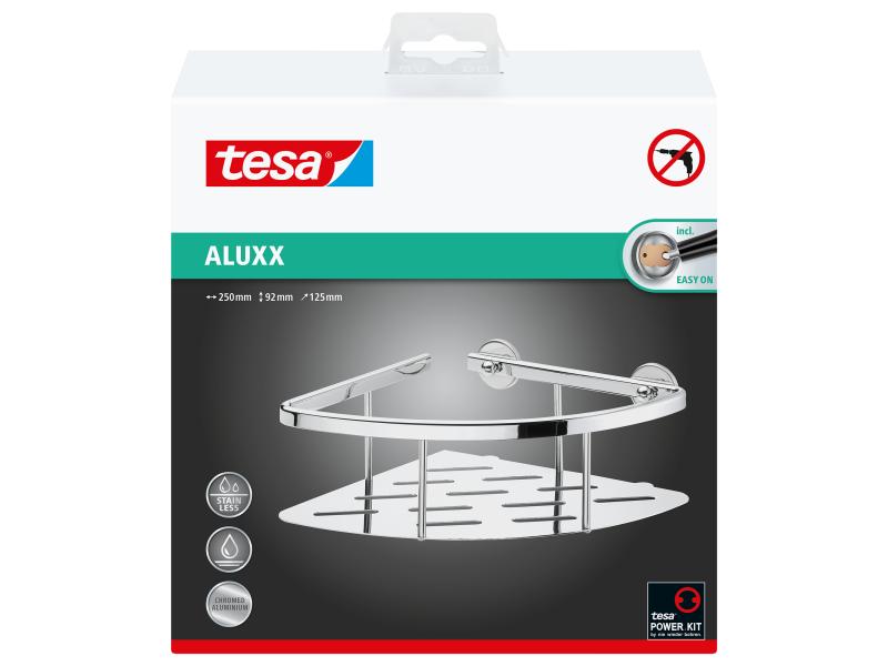 tesa Bad-Utensilienhalter Aluxx Ablagekorb