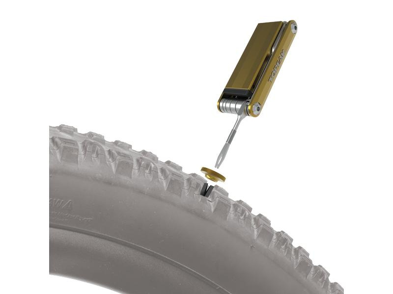 Topeak Tubi 18 Minitool mit Tubeless-Reparatur-Kit
