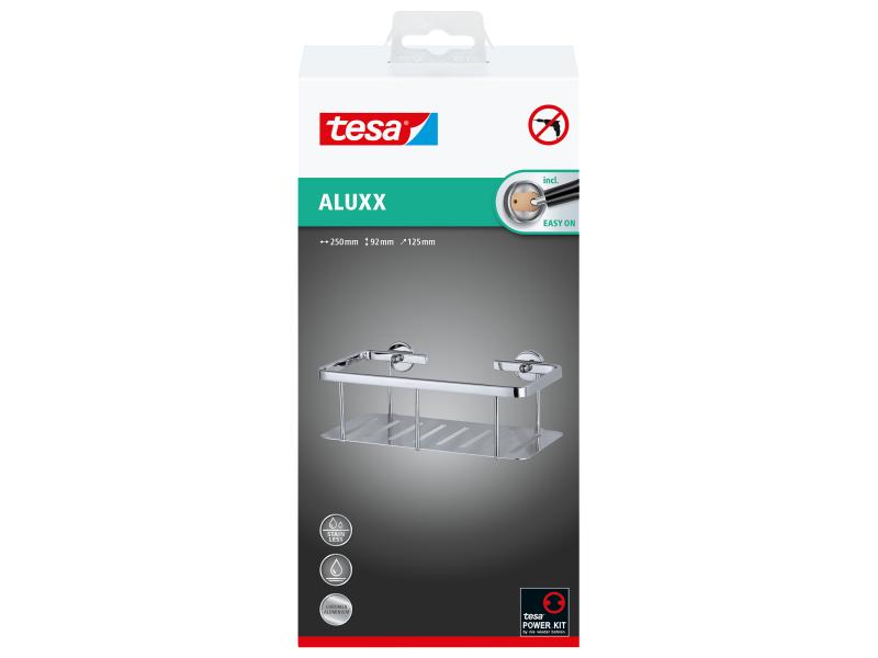 tesa Bad-Utensilienhalter Aluxx Ablagekorb