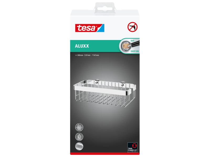 tesa Bad-Utensilienhalter Aluxx Ablagekorb