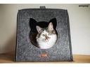 amiplay Katzenkorb Cube Hygge, Grau