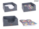 amiplay Katzenkorb Cube Hygge, Grau
