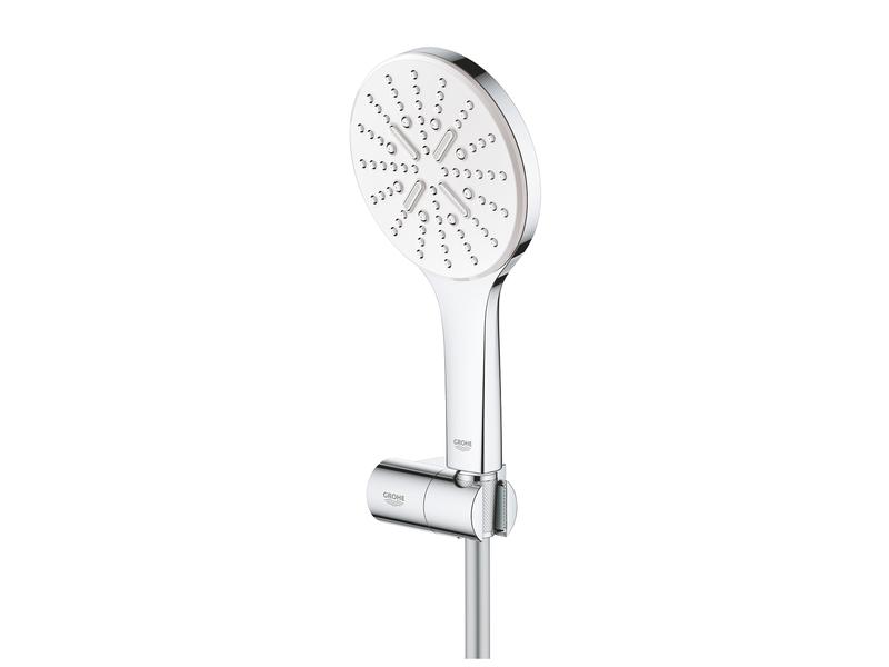 GROHE Duschbrausen-Set Rainshower Smartactive 130 Moon White