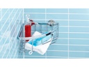 tesa Bad-Utensilienhalter Aluxx  Eckablagekorb, Chrom