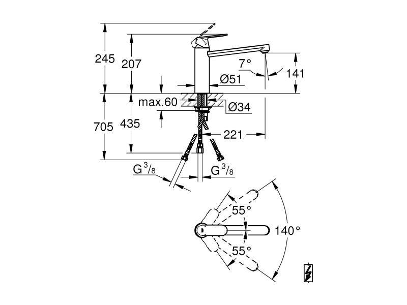 GROHE Küchenarmatur Eurosmart Cosmopolitan