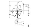 GROHE Küchenarmatur Eurosmart Cosmopolitan C-Auslauf