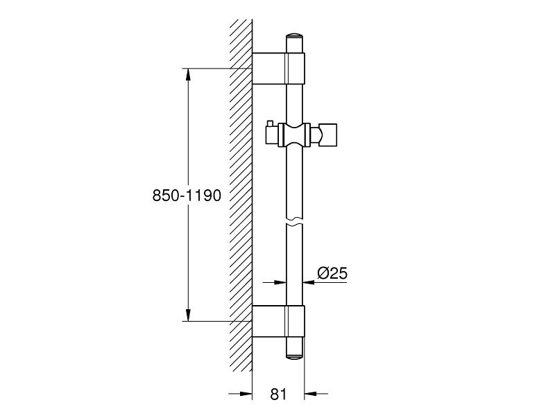 GROHE Duschgleitstange Rainshower 1150 mm