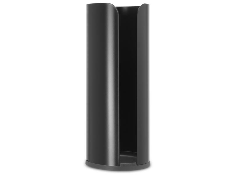 Brabantia Toilettenpapierhalter für 3 Rollen, Schwarz matt