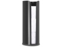 Brabantia Toilettenpapierhalter für 3 Rollen, Schwarz matt