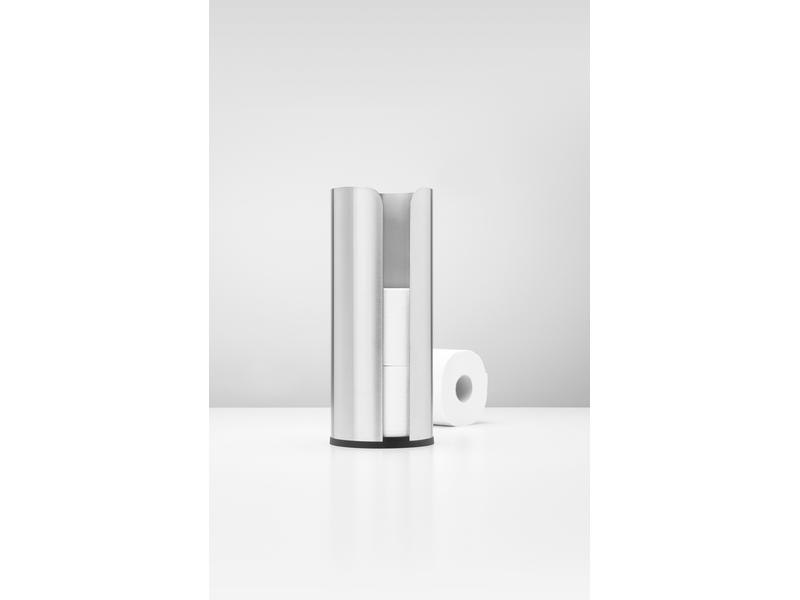 Brabantia Toilettenpapierhalter für 3 Rollen, Stahl matt