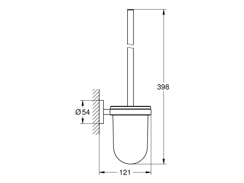 GROHE Toilettenbürste Essentials Chrom