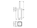 GROHE Toilettenbürste Selection Cube Chrom