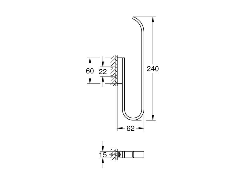 GROHE Toilettenpapierhalter Selection Chrom