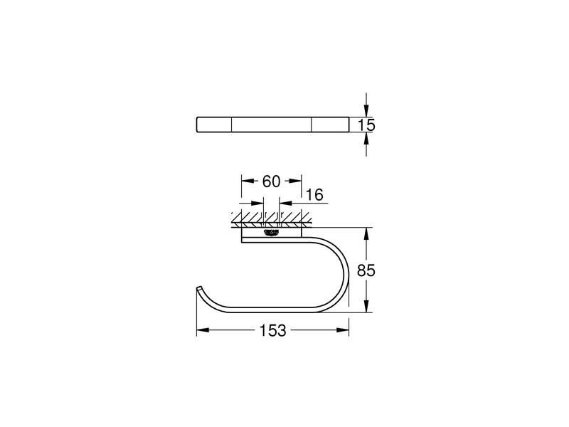 GROHE Toilettenpapierhalter Selection Chrom
