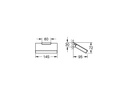GROHE Toilettenpapierhalter Selection Cube Chrom