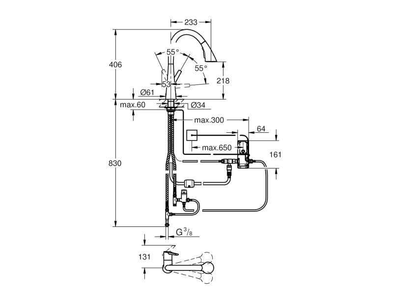GROHE Küchenarmatur Zedra Touch